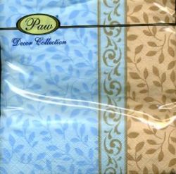 Blue-cream leaves